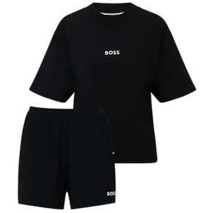 Boss Regular-fit pyjamas with contrast logos and side pockets