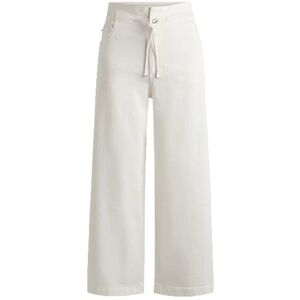 Boss Relaxed-fit trousers in a cotton blend