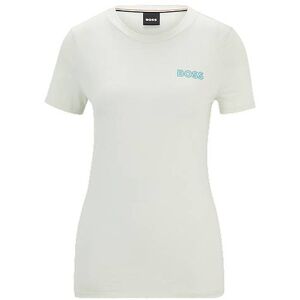 Boss Slim-fit T-shirt in pure cotton with logo detail