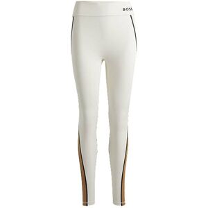 Boss Slim-fit leggings with side stripes and logo detail