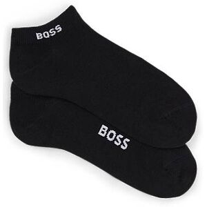 Boss Two-pack of cotton-blend ankle-length socks