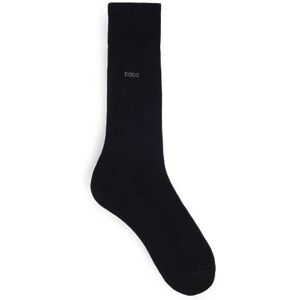 Boss Regular-length logo socks in mercerised Egyptian cotton