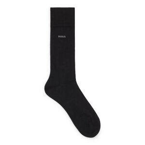 Boss Regular-length logo socks in combed stretch cotton