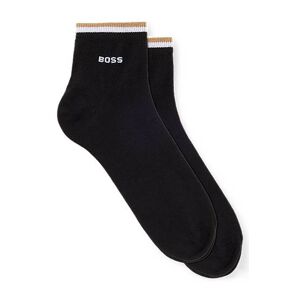 Boss Two-pack of short-length socks with signature stripe