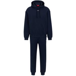 HUGO Cotton-terry tracksuit with contrast branding