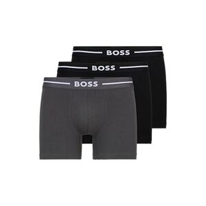 Boss Three-pack of boxer briefs in stretch cotton