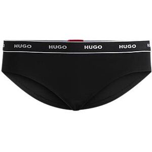 HUGO Stretch-cotton regular-rise briefs with logo waistband