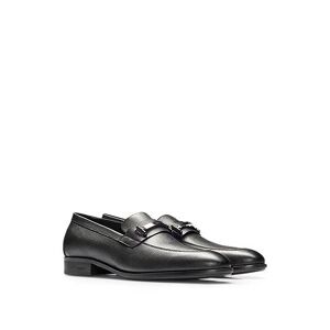 Boss Penny loafers in Saffiano-print leather with padded innersole