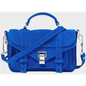 Proenza Schouler Suede PS1 Tiny Bag Electric Blue ONESIZE