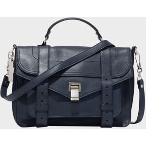 Proenza Schouler PS1 Medium Lux Leather Bag Dark Navy ONESIZE