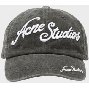 Acne Studios Logo Cap Faded Black ONESIZE