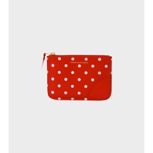 Comme des Garcons Wallet Dots Wallet Red/White ONESIZE