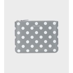 Comme des Garcons Wallet Dots Clutch Grey/White ONESIZE