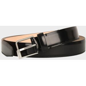 Maison Margiela Classic Leather Belt Smooth Black cm.80