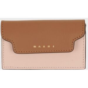 Marni Logo Wallet Brown/Dusty Rose/Cherry ONESIZE