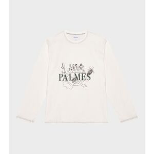 Palmes Stumble Tennis L/S Top Off-white M