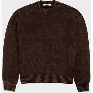 Acne Studios Embroidered Logo Jumper Coffee Brown L