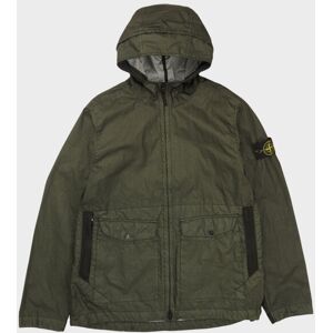 Stone Island Hooded Nylon Jacket Olive XL