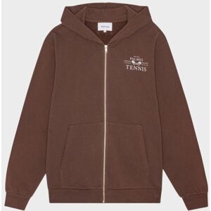 Palmes Vichi Zip Hooded Sweatshirt Brown M