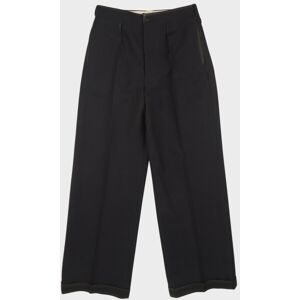 Maison Margiela Classic Wool Trousers Dark Navy 48