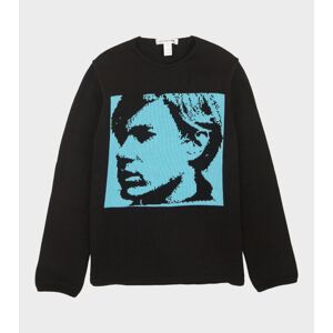 Comme des Garcons Shirt Andy Warhol Sweater Black/Blue L