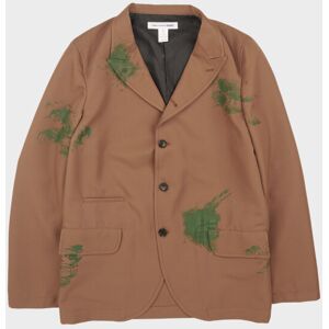 Comme des Garcons Shirt Splash Blazer Brown/Green M