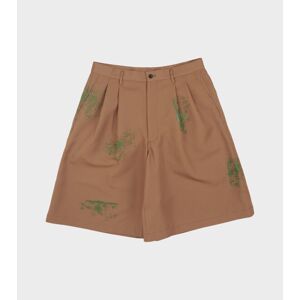 Comme des Garcons Shirt Splash Shorts Brown/Green XL