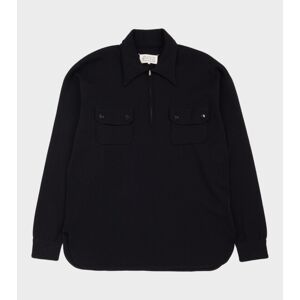 Maison Margiela Pockets Half Zipper Knit Navy M