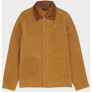 A.P.C Gabriel Waxed Cotton Overshirt Camel M