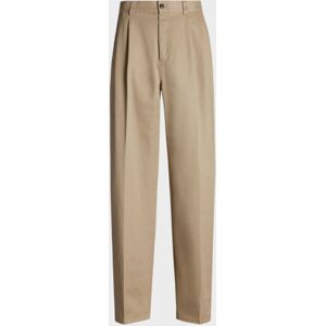 Maison Margiela Pendleton Yoke Wide Leg Trousers Beige 48