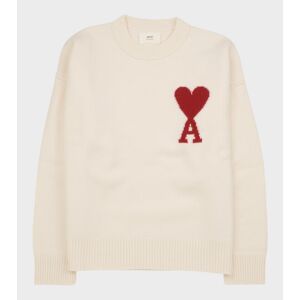 Ami De Coeur Knit Ecru/Rouge XL