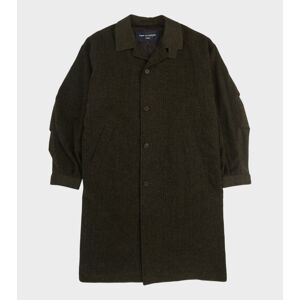 Comme des Garcons Homme Wool Blend Coat Green M