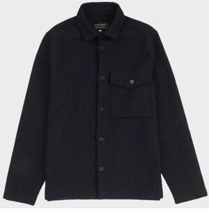 Klaus Samsoe Wool Overshirt Black/Navy XL