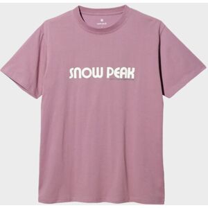 Snow Peak Land Station T-shirt Dusty Pink S