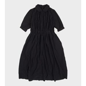 Comme des Garcons Girl Round Collar Pleat Dress Navy L