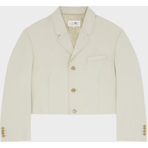 MM6 Maison Margiela Short Cut Blazer Beige S