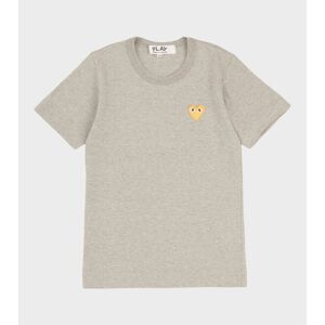 Comme des Garcons PLAY W Gold Heart T-shirt Grey XS