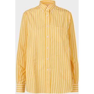 Saks Potts William Shirt Yellow Melon Stripe XS