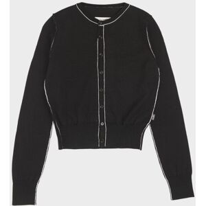 MM6 Maison Margiela Stitching Cardigan Black S