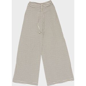 Nørgaard Paa Strøget Nova Pants Stripes Ecru/Black 1