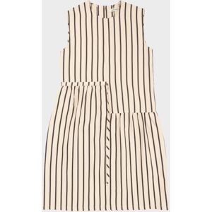 Henrik Vibskov Mismatch Dress Creme Black Stripe M