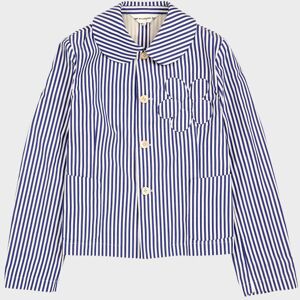 Comme des Garcons Girl Striped Blazer Jacket Blue/White L