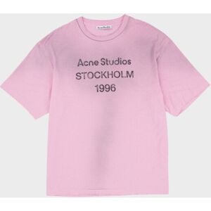 Acne Studios Logo T-shirt Cotton Candy Pink S