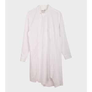 Comme des Garcons Crooked Shirt Dress White XS