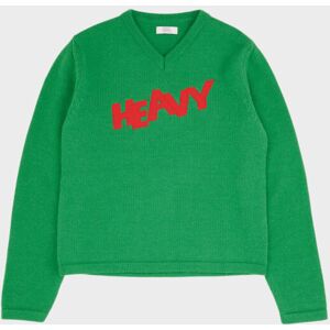 ERL Heavy Knit Green/Red M