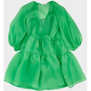 Cecilie Bahnsen Mirabelle Dress Emerald Green 8