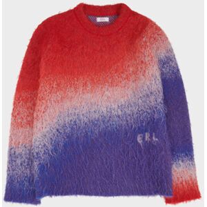 ERL Relaxed Mohair Knit Red/White/Blue S