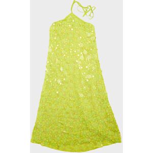 Saks Potts Dax Dress Neon Green Sequin S