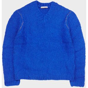 Acne Studios Knitted Alpaca Mix Jumper Deep Blue M