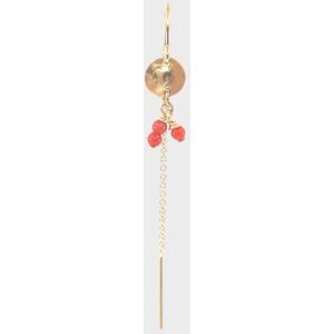 Leleah Tica Earring Red Coral ONESIZE